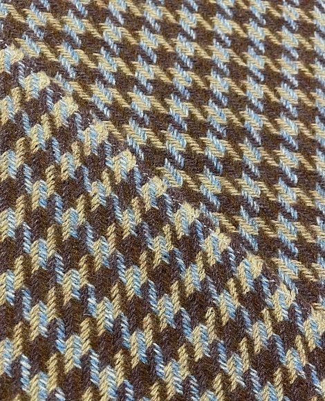 Твид гус.лапка беж\голубой